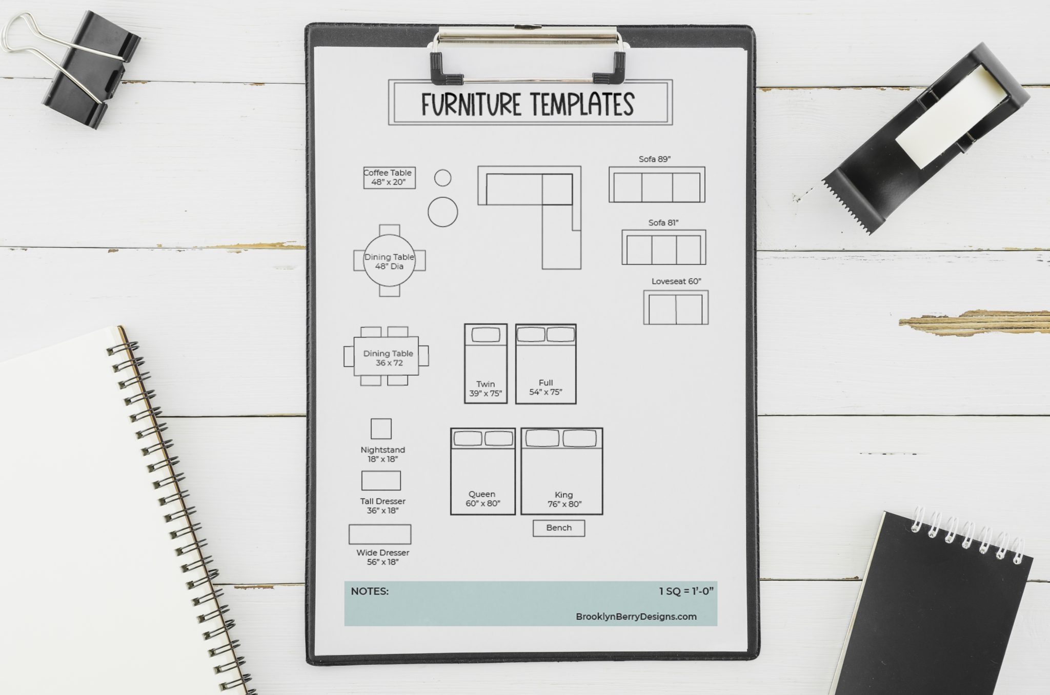 Free Printable Room Planner Brooklyn Berry Designs Free Printable Room Planner Brooklyn Berry Designs