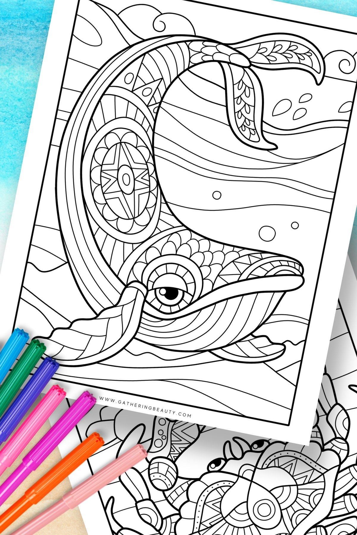 Free Printable Sea Animal Colouring Pages Gathering Beauty