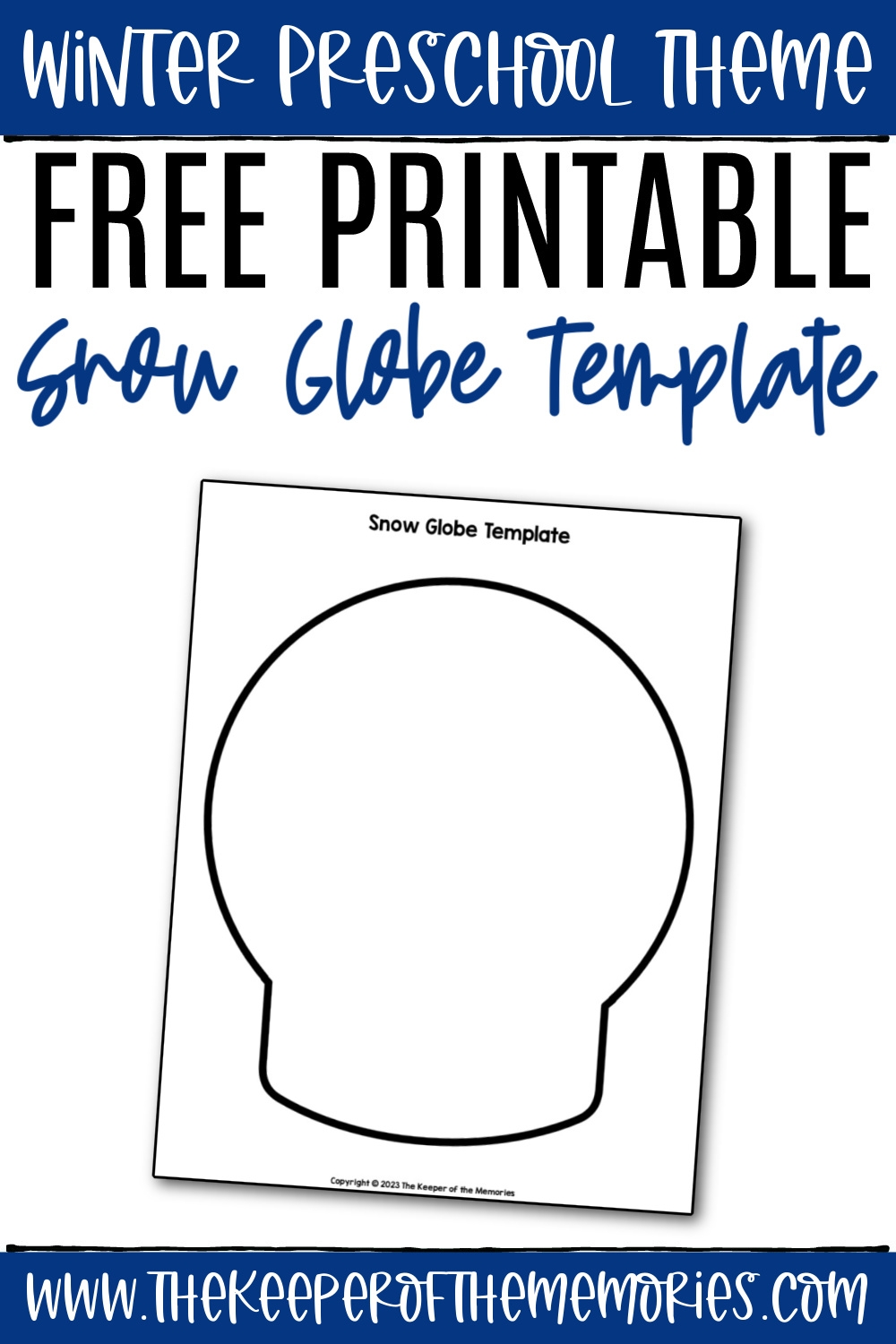 Free Printable Snowglobe Templates