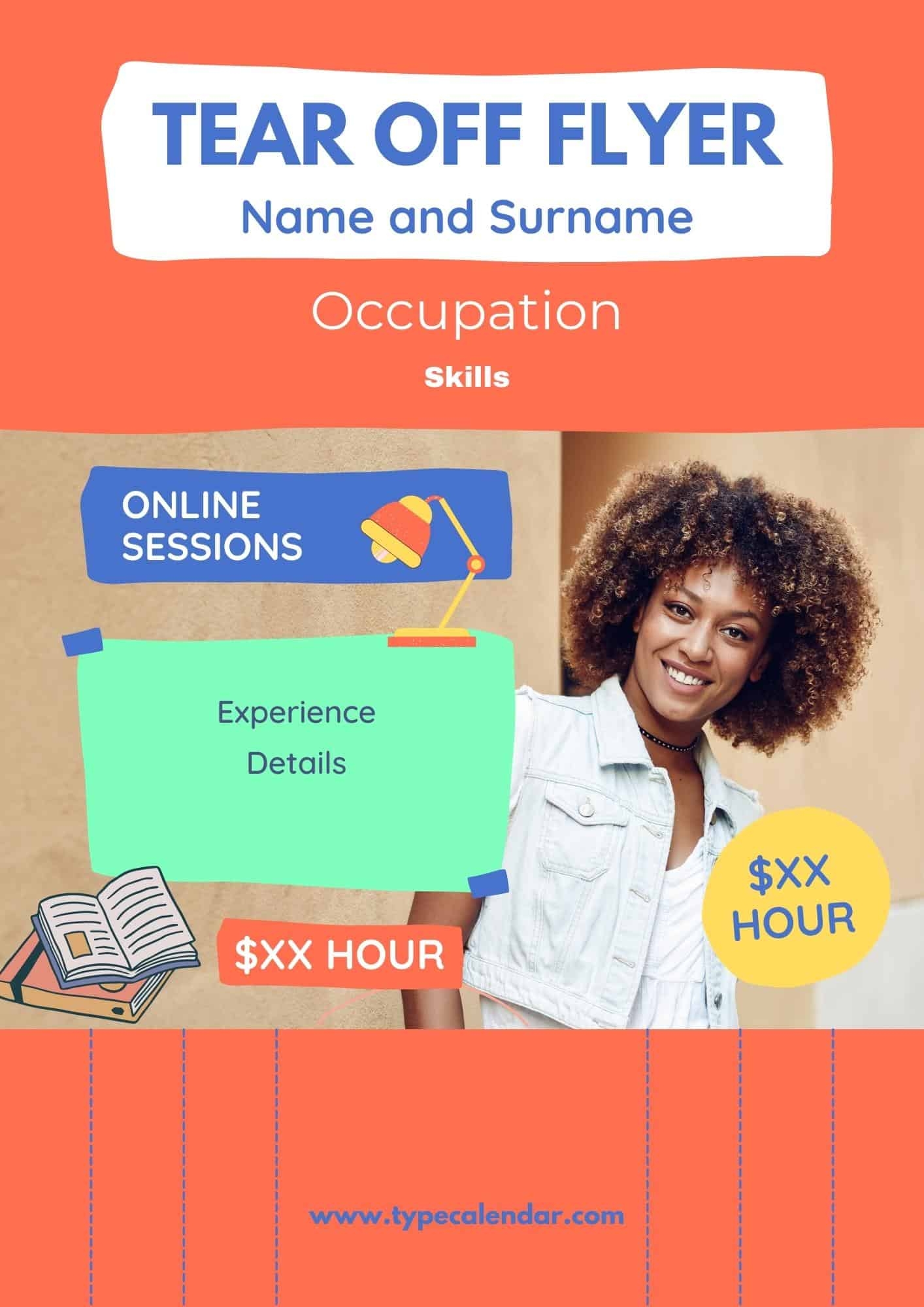 Free Printable Tear Off Flyer Templates Excel Word PDF 