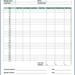 Free Printable Timesheet Templates Excel Word PDF 
