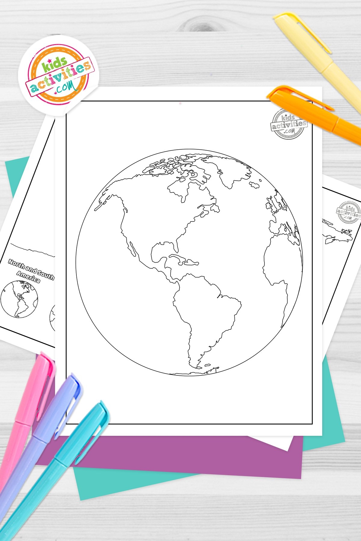 World Map Coloring Page Printable World Map Coloring Page Printable