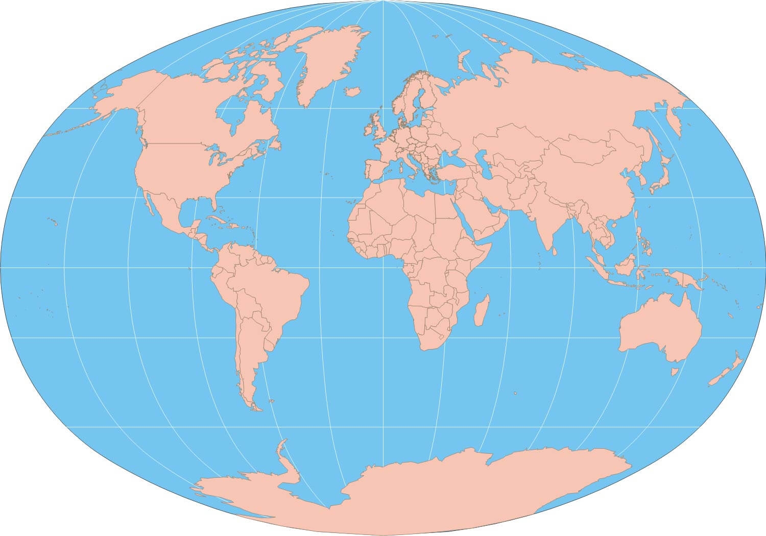 World Map Printable Blank