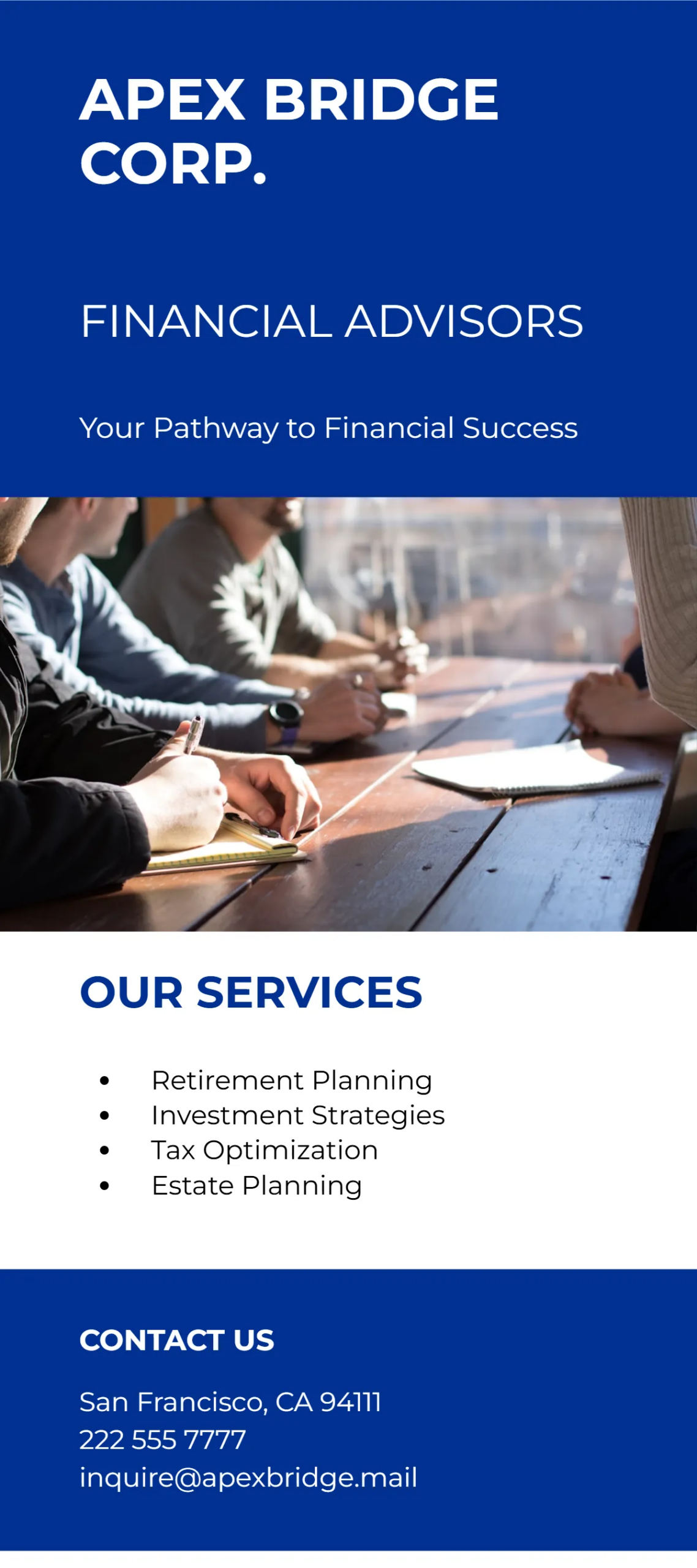 Free Rack Card Templates Editable And Printable