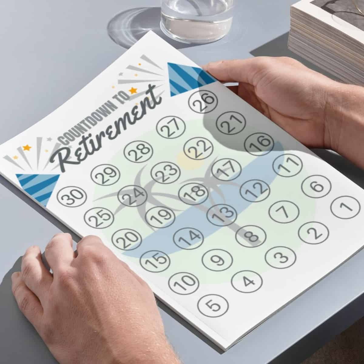 Retirement Countdown Calendar Printable