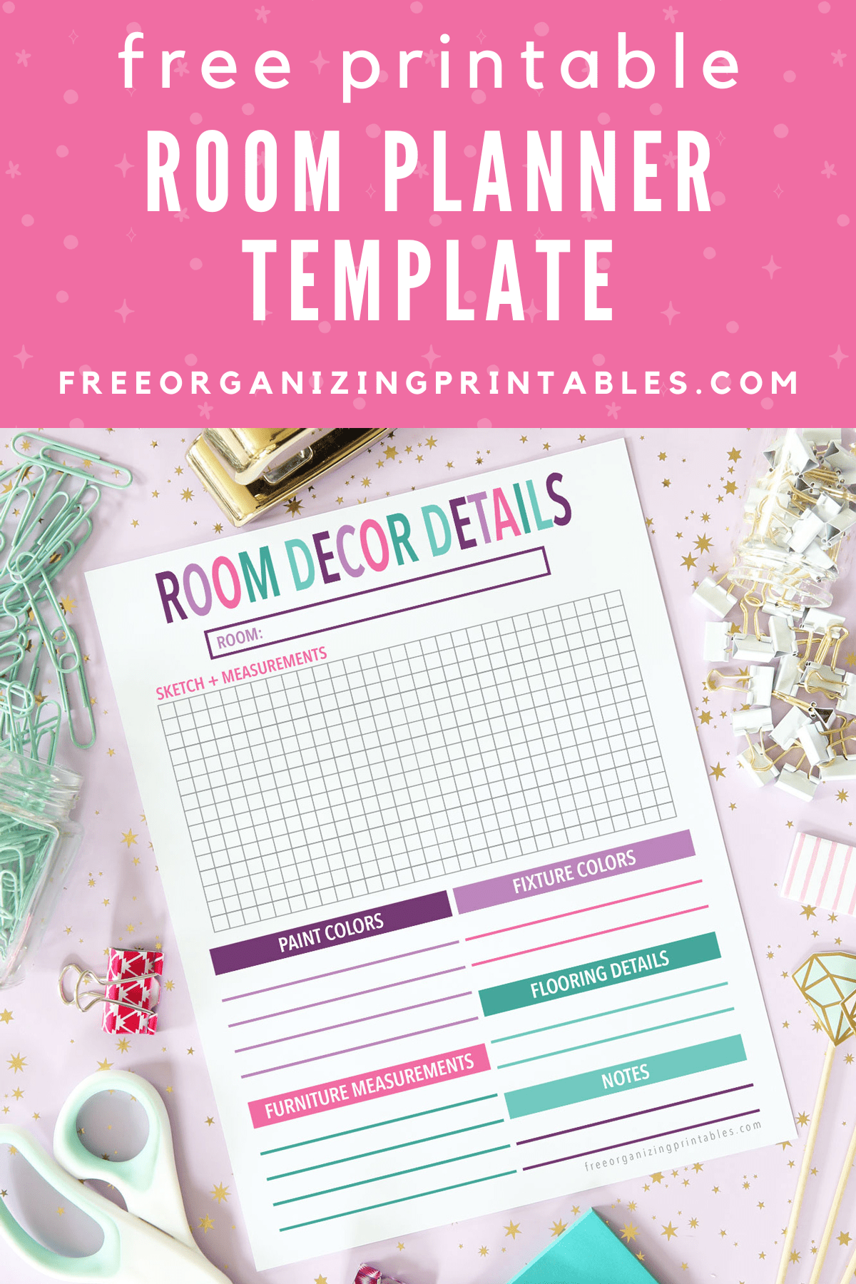 Free Room Planner Printable Free Organizing Printables