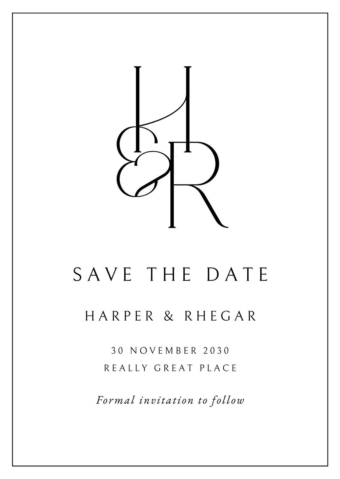 Free Save The Date Card Templates To Edit And Print Canva