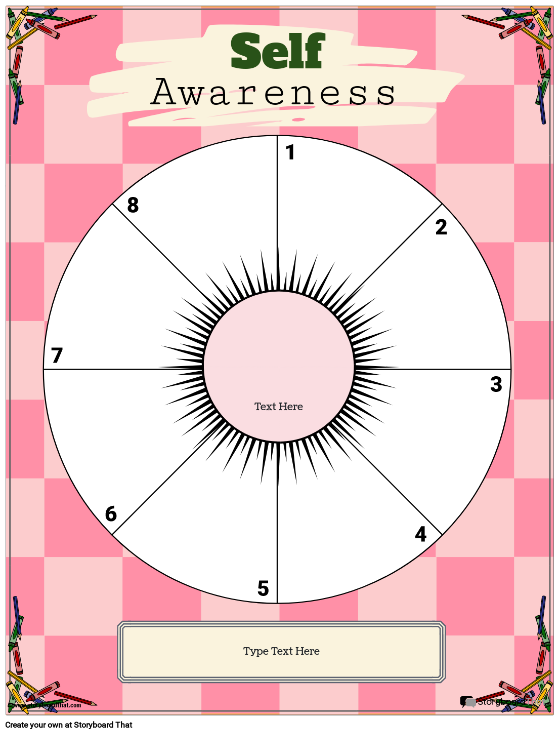 Free Self Awareness Worksheets Storyboard That Free Self Awareness Worksheets Storyboard That