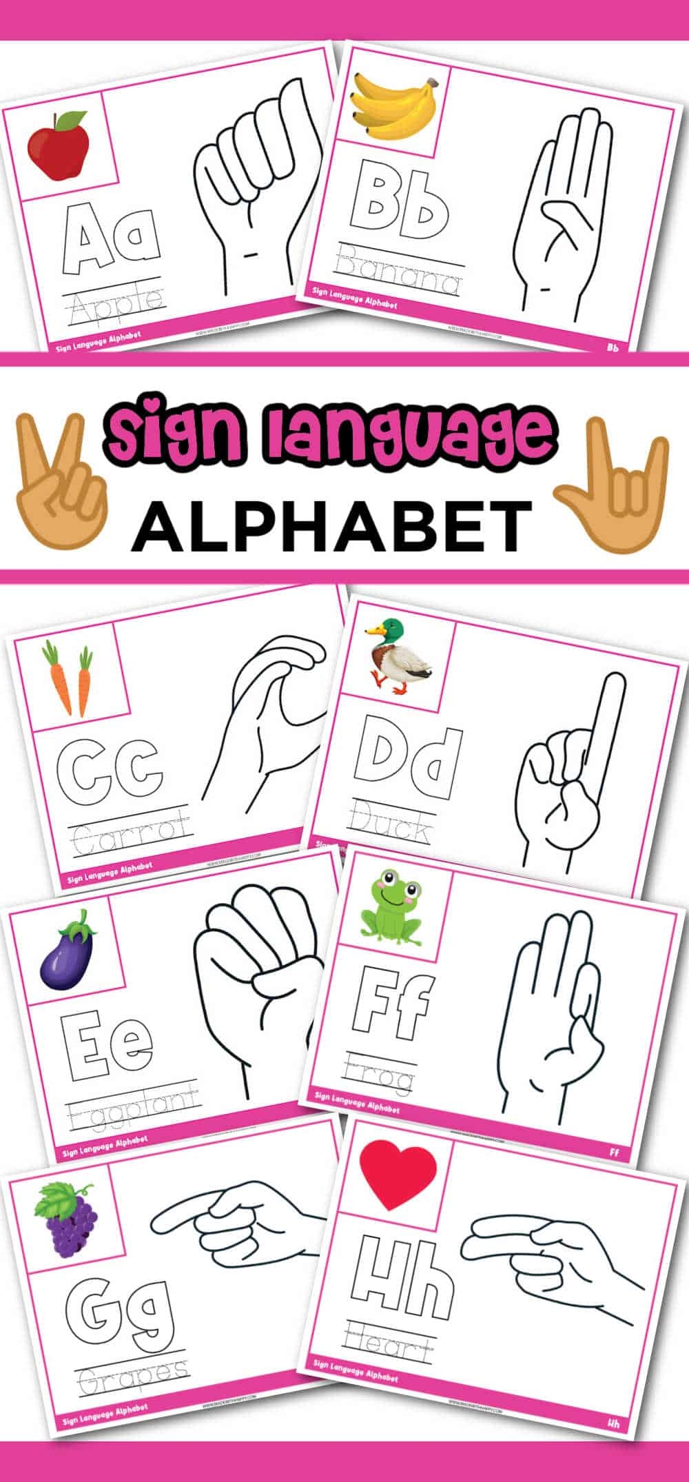 Printable Sign Language Worksheets Pdf Printable Sign Language Worksheets Pdf