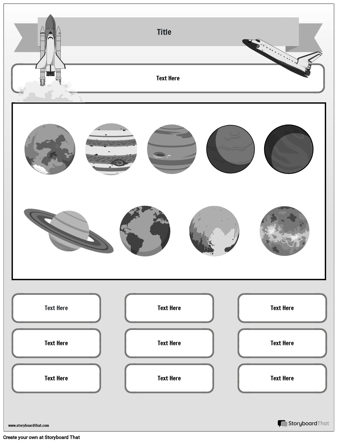 Free Solar System Worksheets By Storyboard That Free Solar System Worksheets By Storyboard That