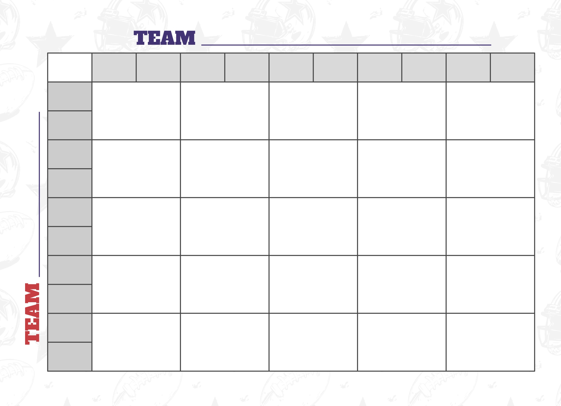 Free Super Bowl Squares Google Docs Templates Gdoc io