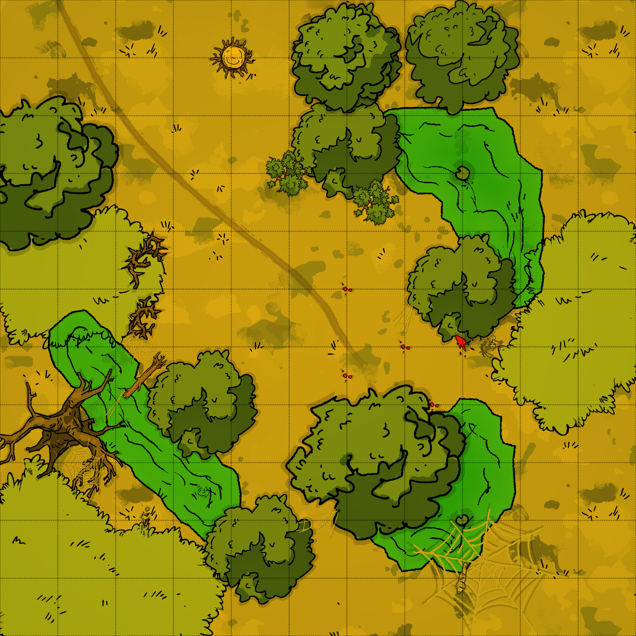Free Swamp Du0026D Battle Maps Before You Roll