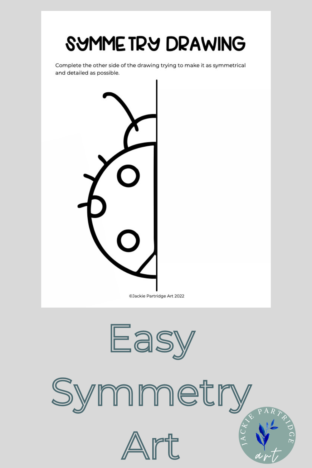 Free Symmetry Drawing Worksheets Jackie Partridge Art