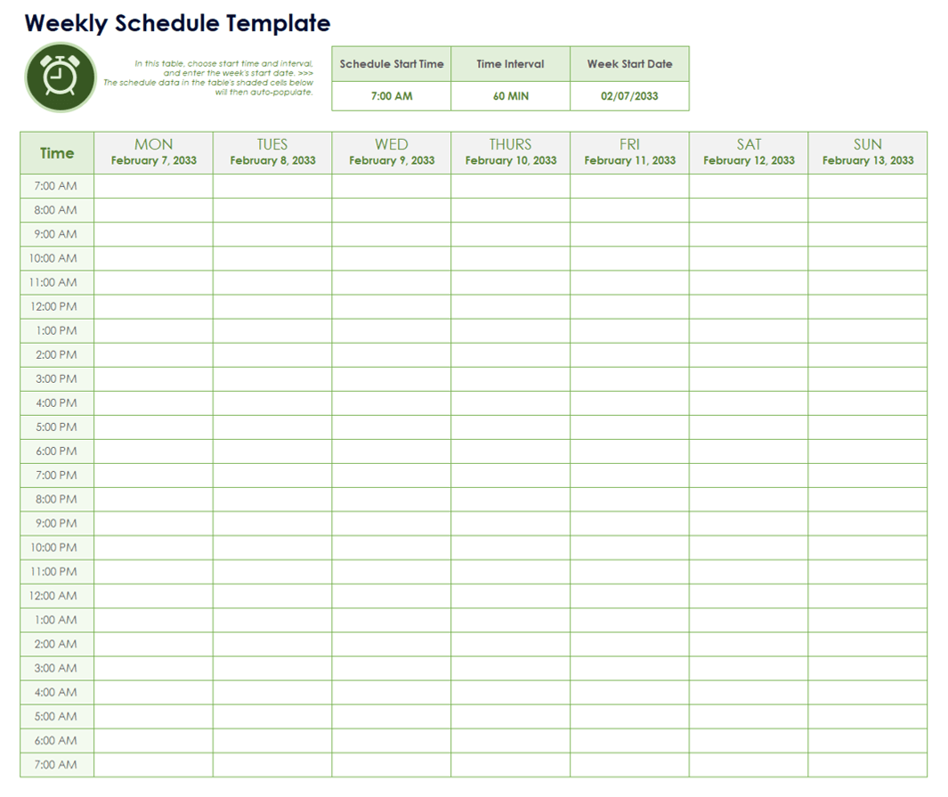 Free Time Management Templates Smartsheet