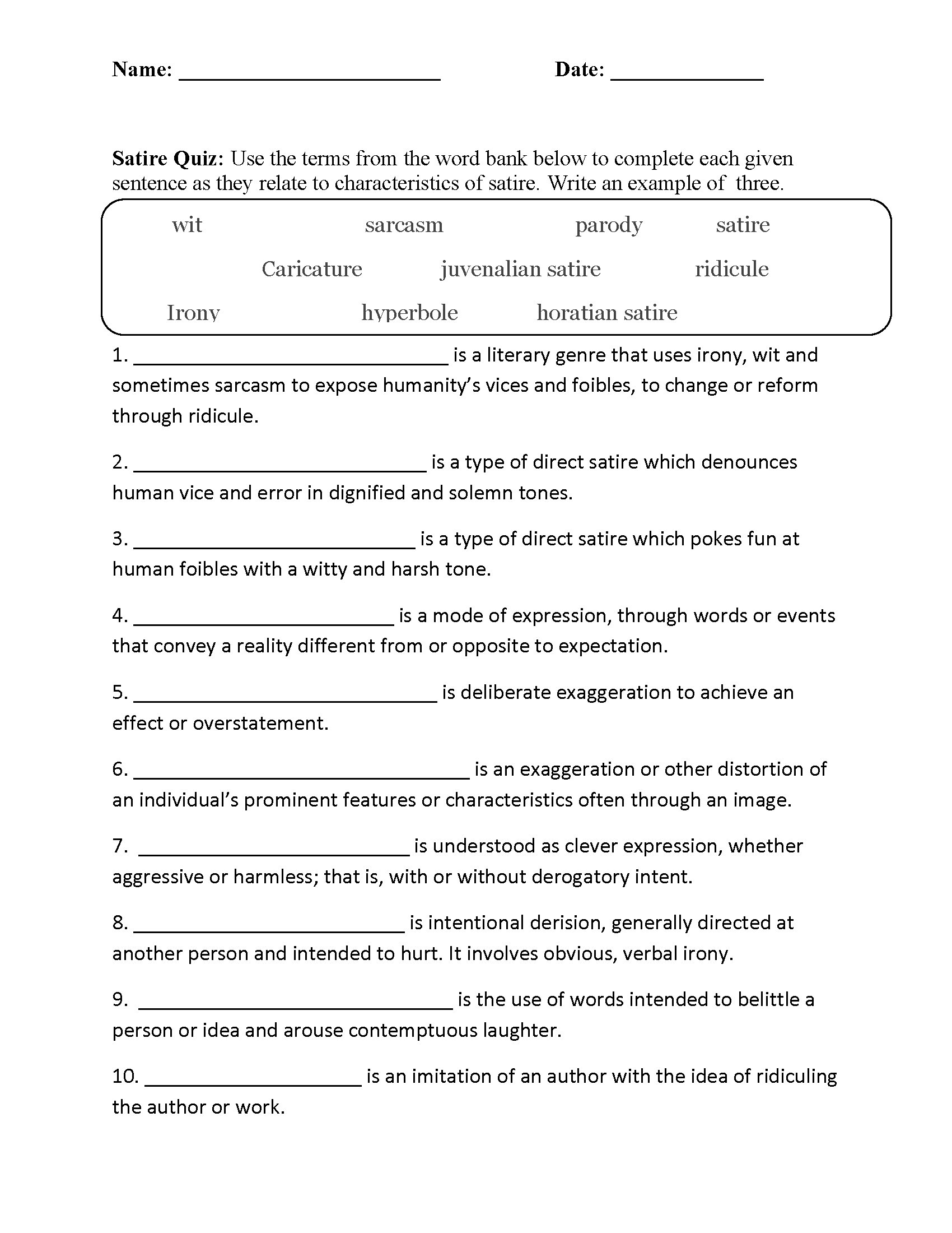 Free Understanding Sarcasm Worksheet Download Free Understanding Sarcasm Worksheet Png Images Free Worksheets On Clipart Library