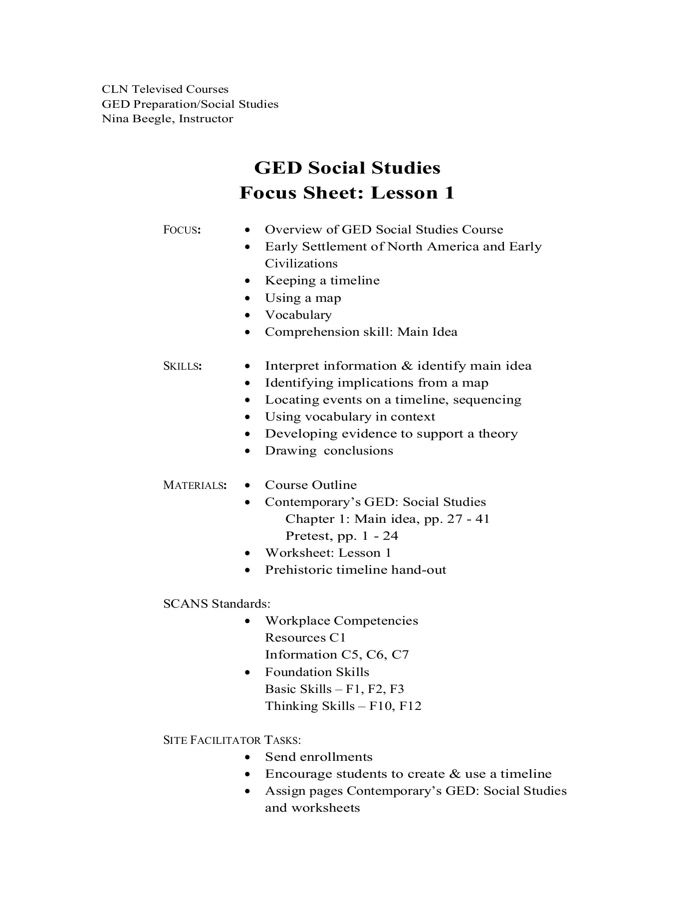 GED Social Studies Focus Sheet Lesson 1 PWCSTV Flip EBook Pages 1 10 AnyFlip