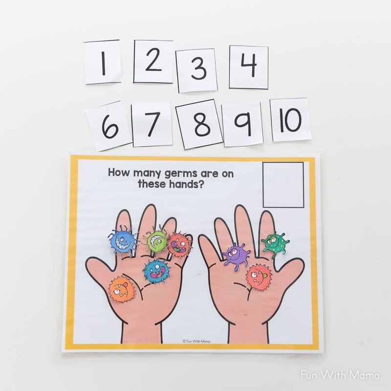 Germ Counting Mats Fun With Mama