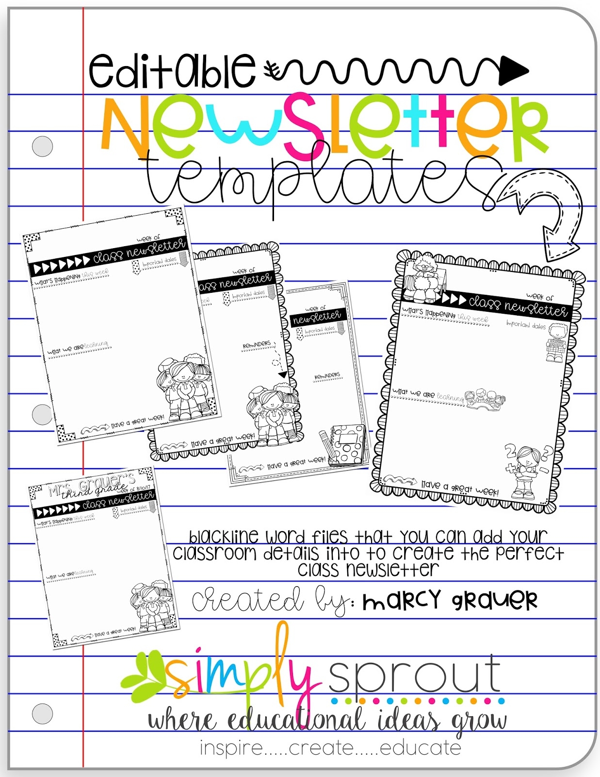 Get Back To School Ready With Editable Newsletter Templates Get Back To School Ready With Editable Newsletter Templates