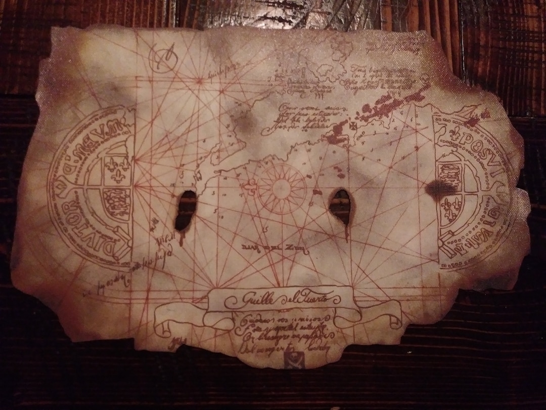 Goonies Front Map Goonies Treasure Map Art Board Print