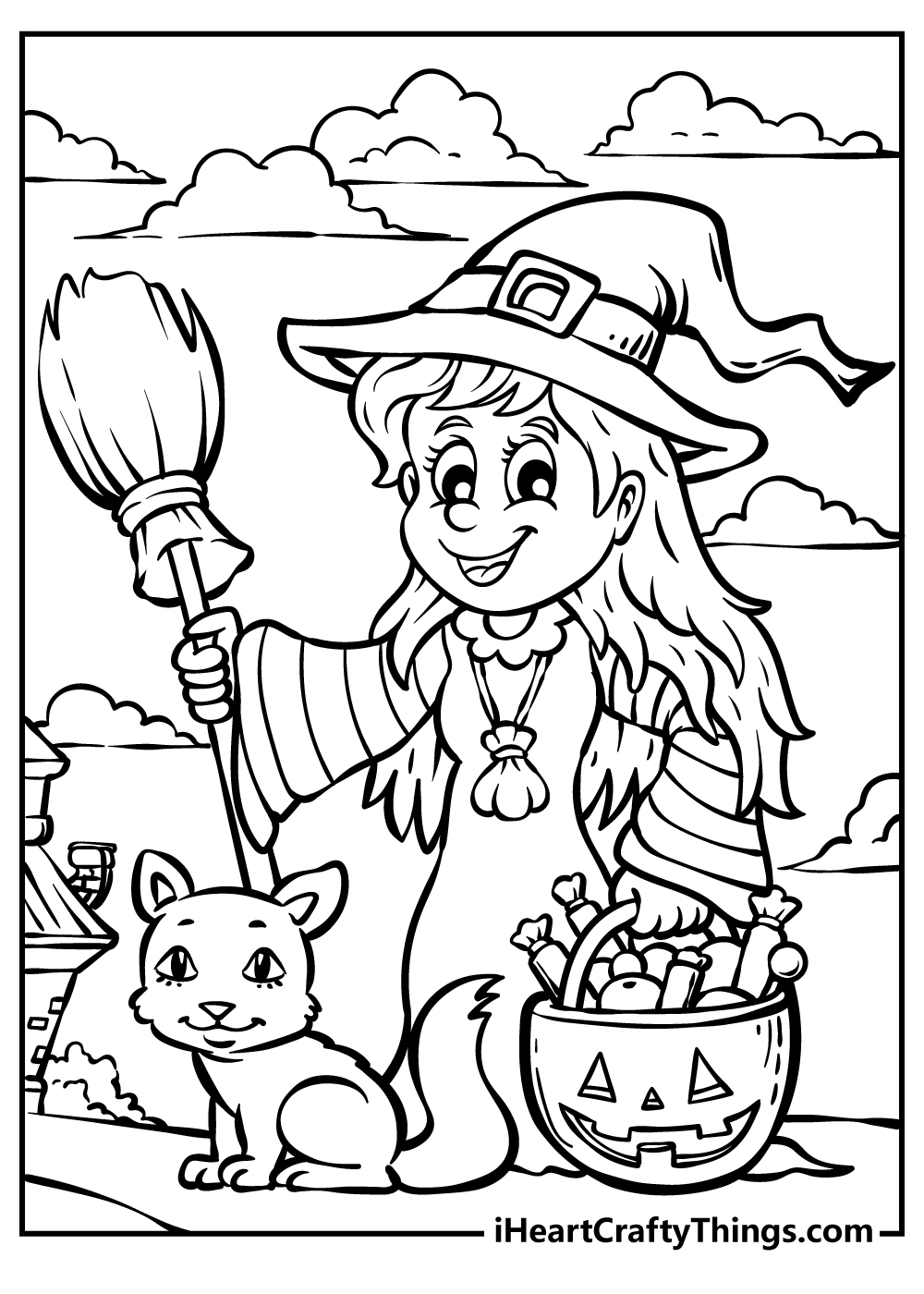 Halloween Coloring Pages 80 Easy U0026 Free Printables Worksheets Library