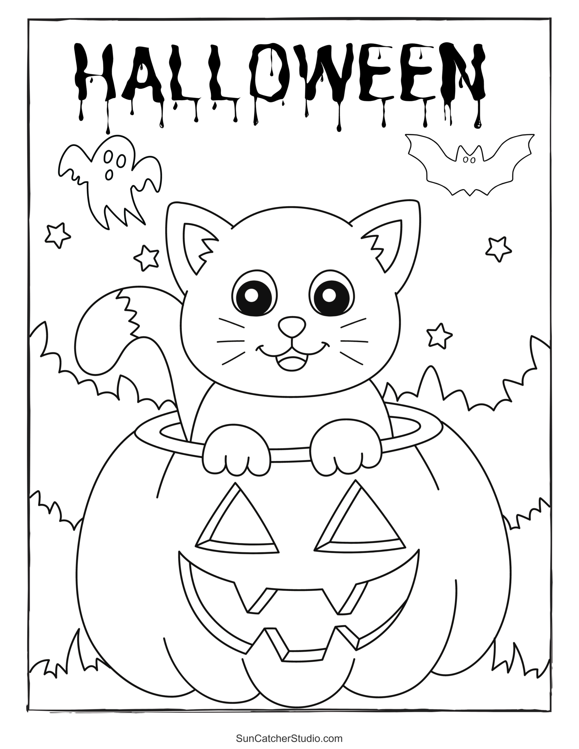 Halloween Coloring Pages And Coloring Sheets Free Printables Monograms Design Tools Patterns U0026 DIY Projects