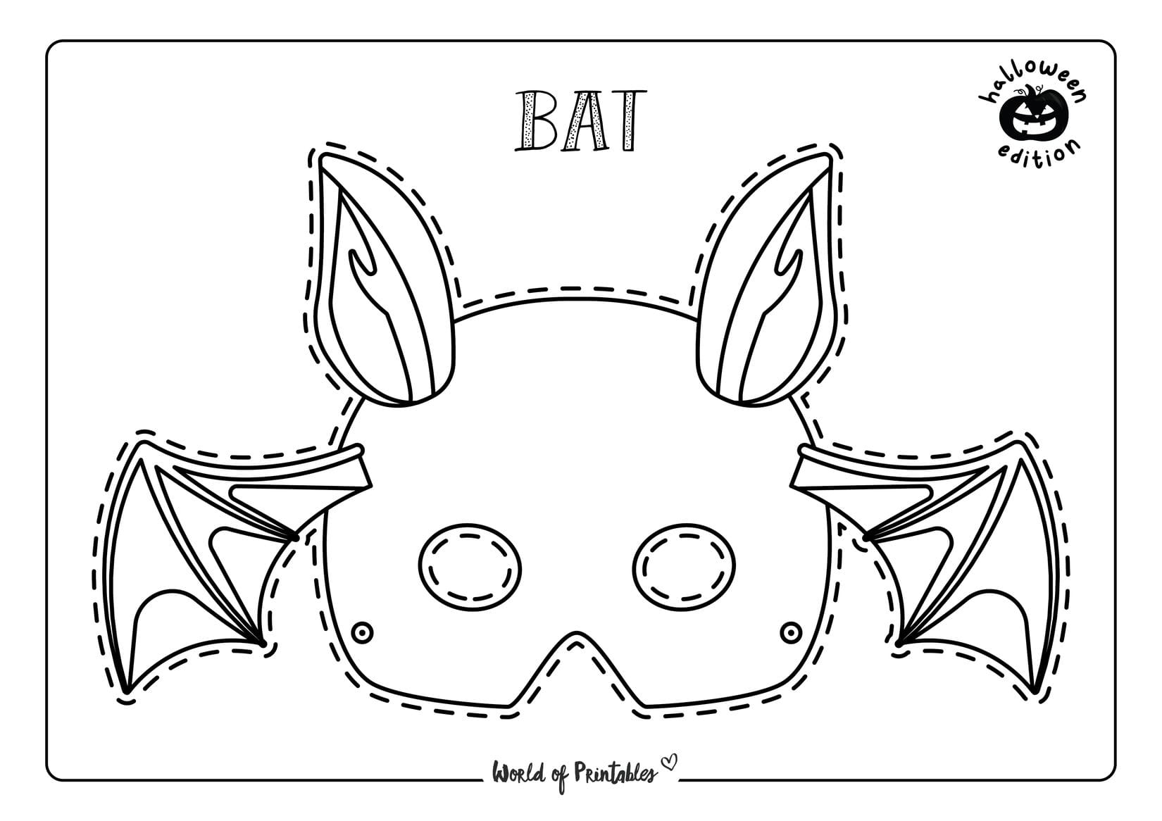Halloween Mask Printables World Of Printables