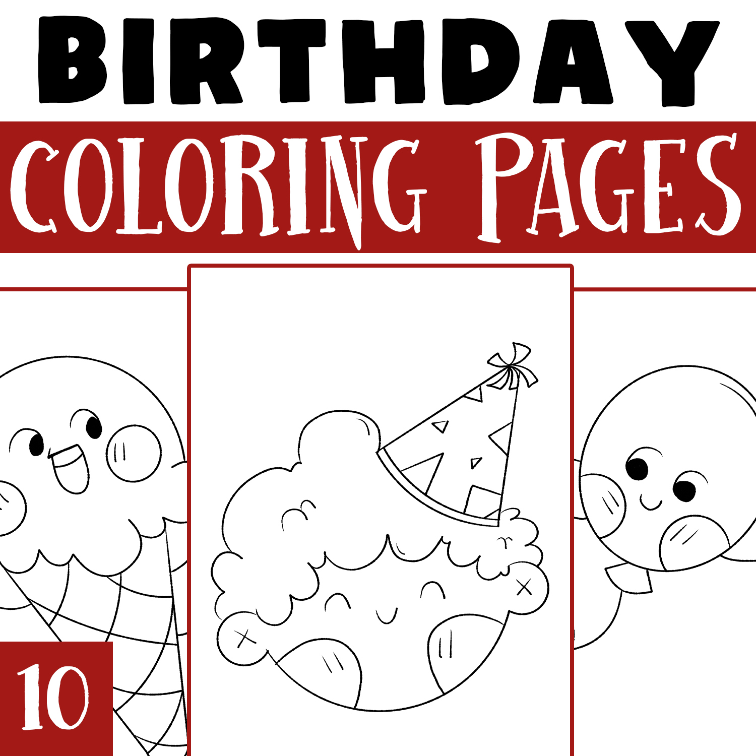 Happy Birthday Coloring Pages Happy Birthday Coloring Sheets Morning Work Made By Teachers