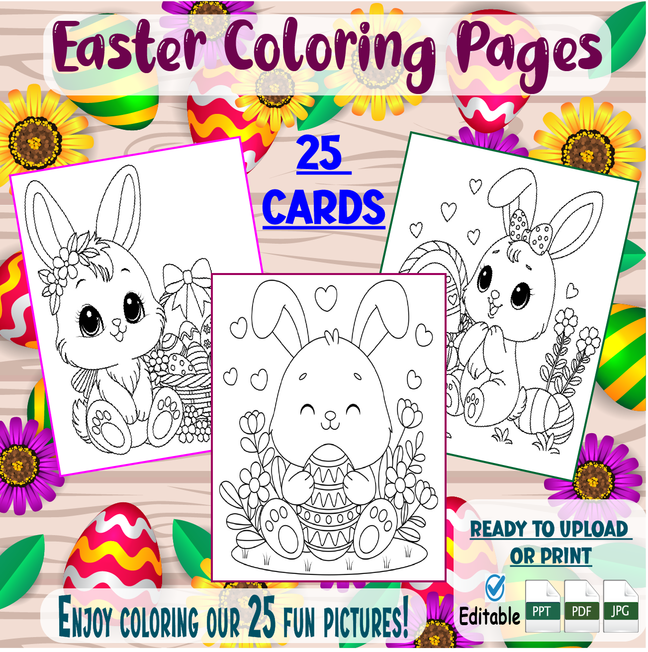 Happy Easter Coloring Pages Made By Teachers