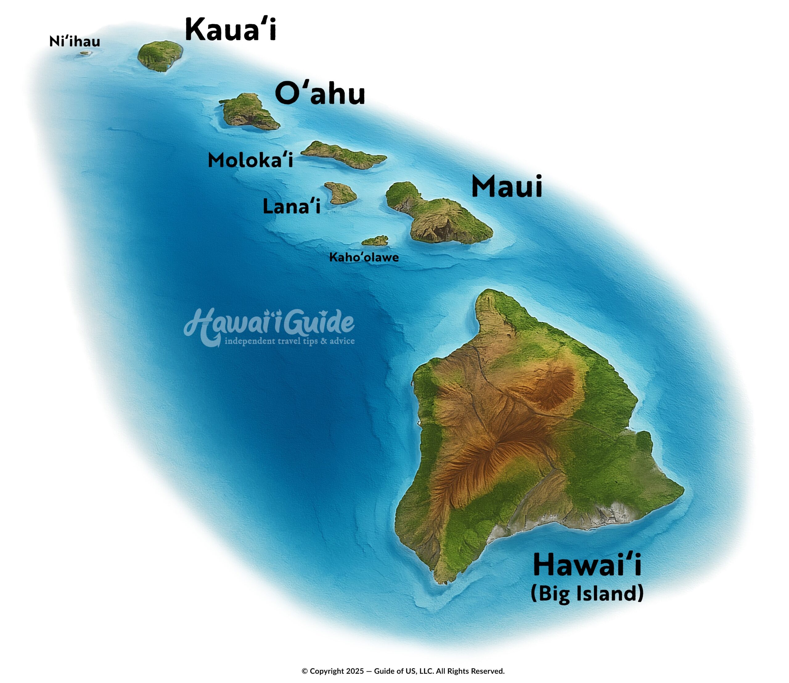 Hawaii Travel Maps Downloadable U0026 Printable Hawaiian Islands Map