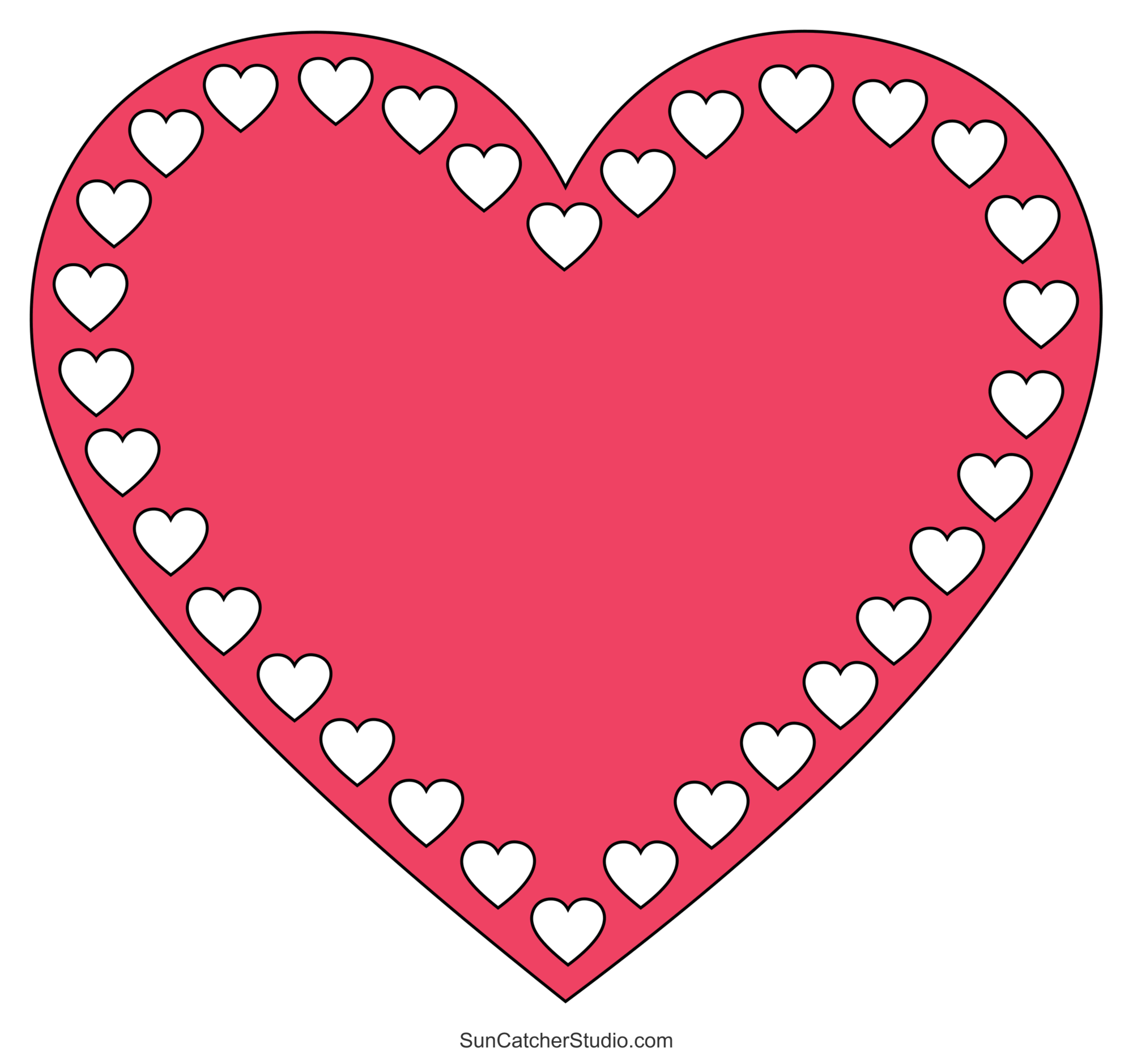 Free Printable Red Heart Templates