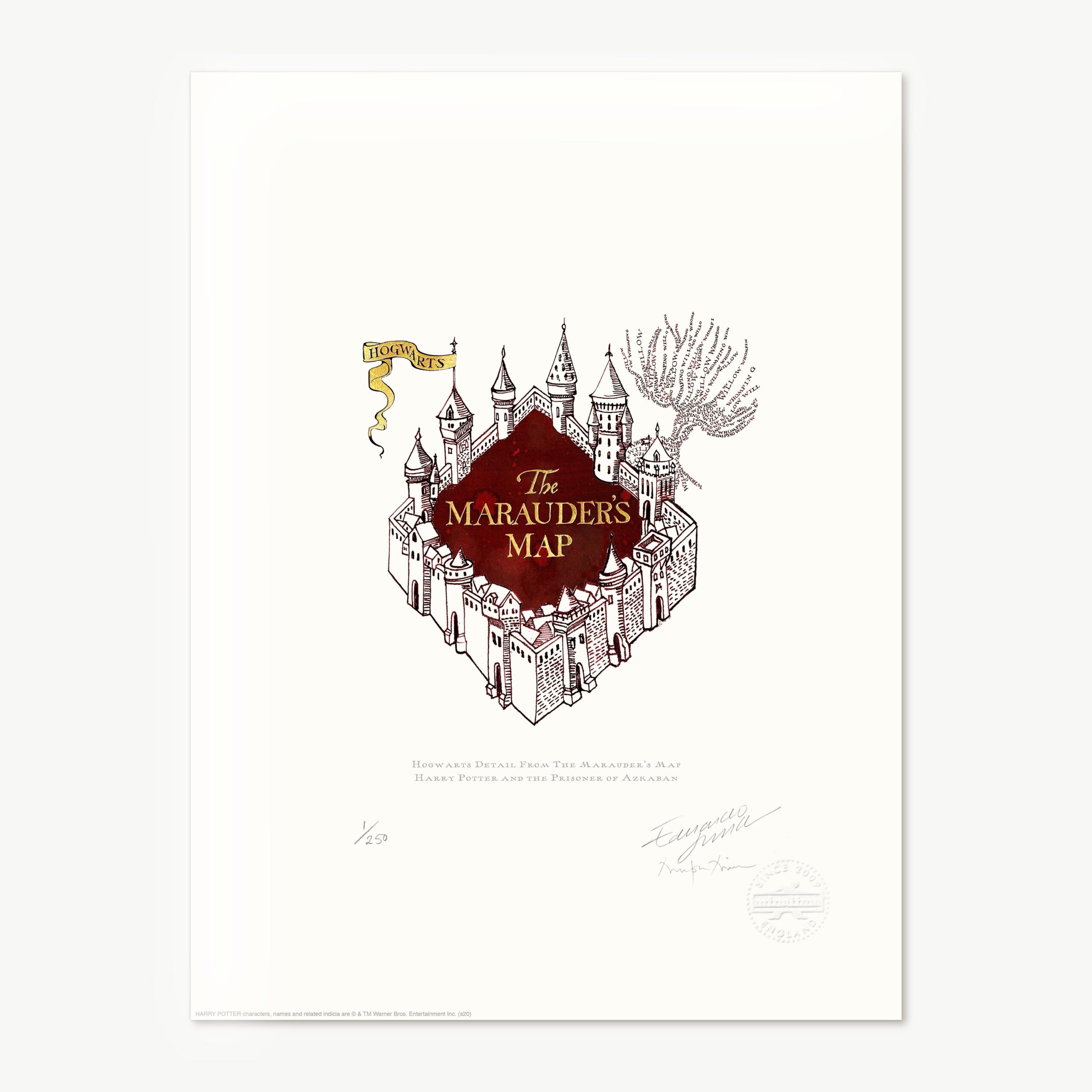 Printable Harry Potter Marauders Map
