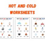 Hot And Cold Worksheets For Kids Educational Worksheets Preschool Worksheet Printable Preschool Activities Toddler Busybook Etsy
