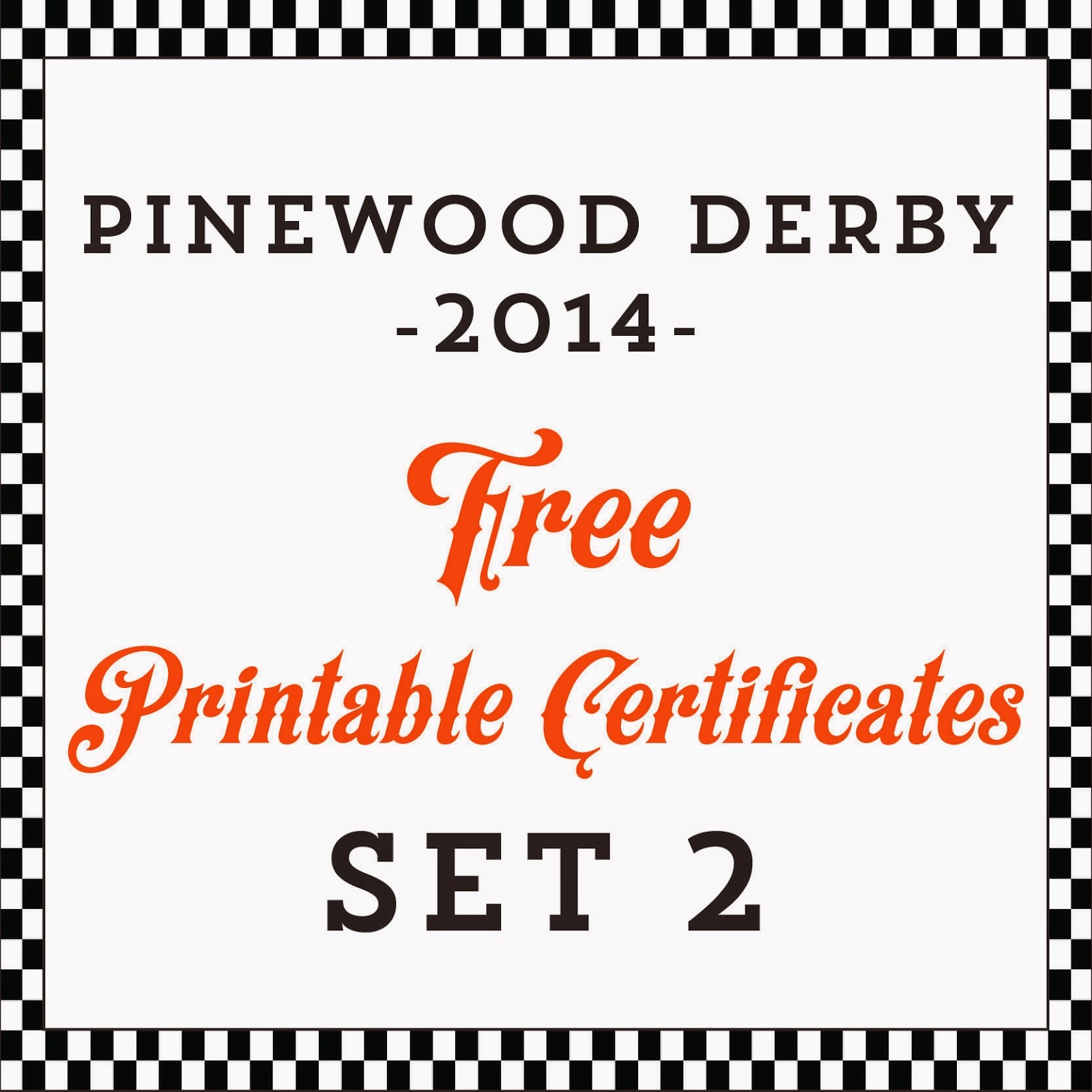 Hot Commodity Home Decor Free Printable Pinewood Derby Awards