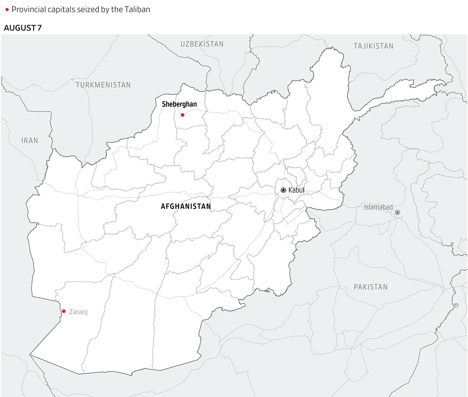 Printable Map Of Afghanistan