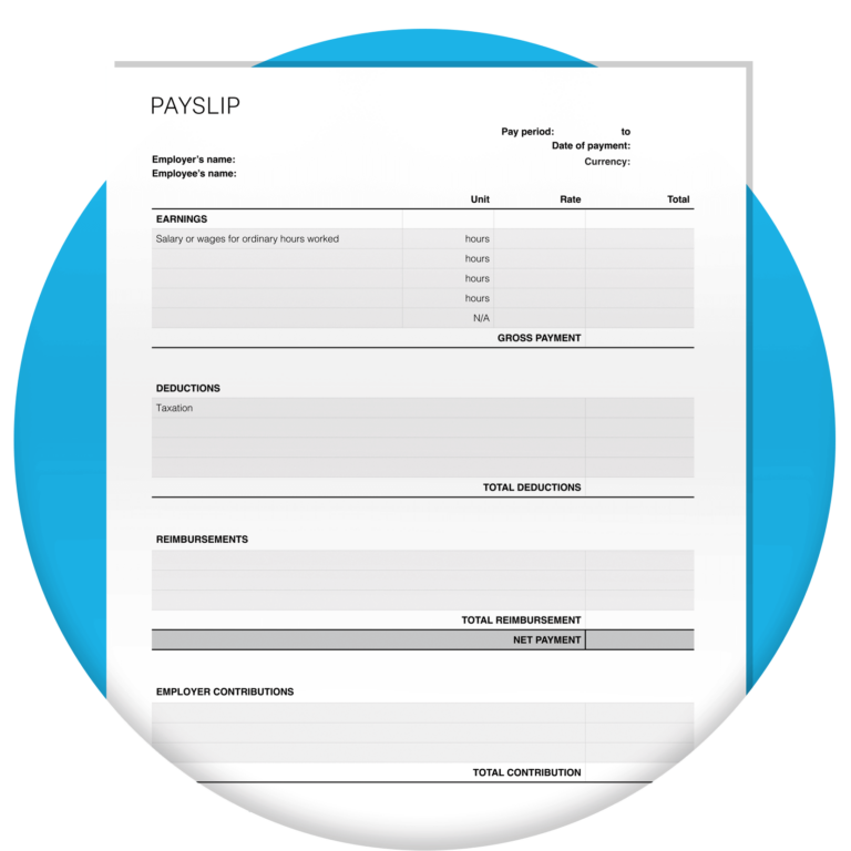 How To Create A Payslip Need A Free Template Download Here Xero ZA