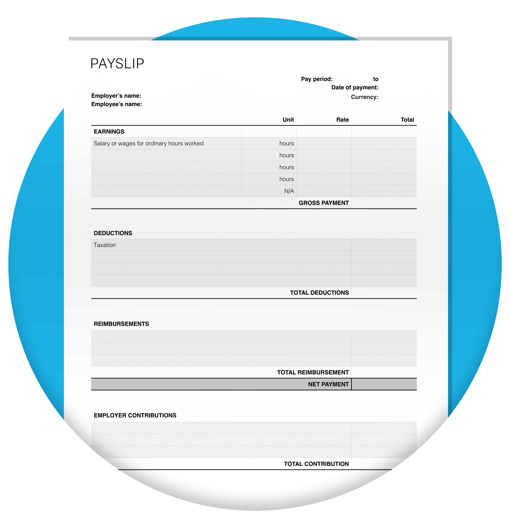 How To Create A Payslip Need A Free Template Download Here Xero ZA