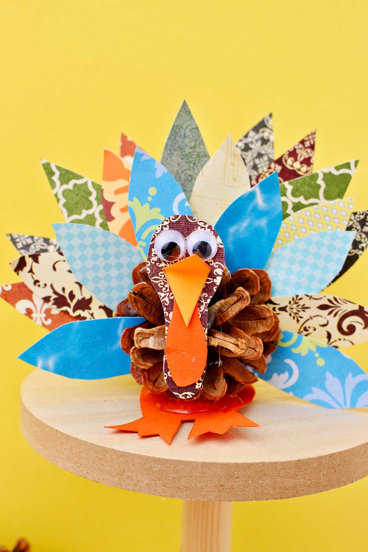 How To Make A Pinecone Turkey For Thanksgiving Welcome To Nana s