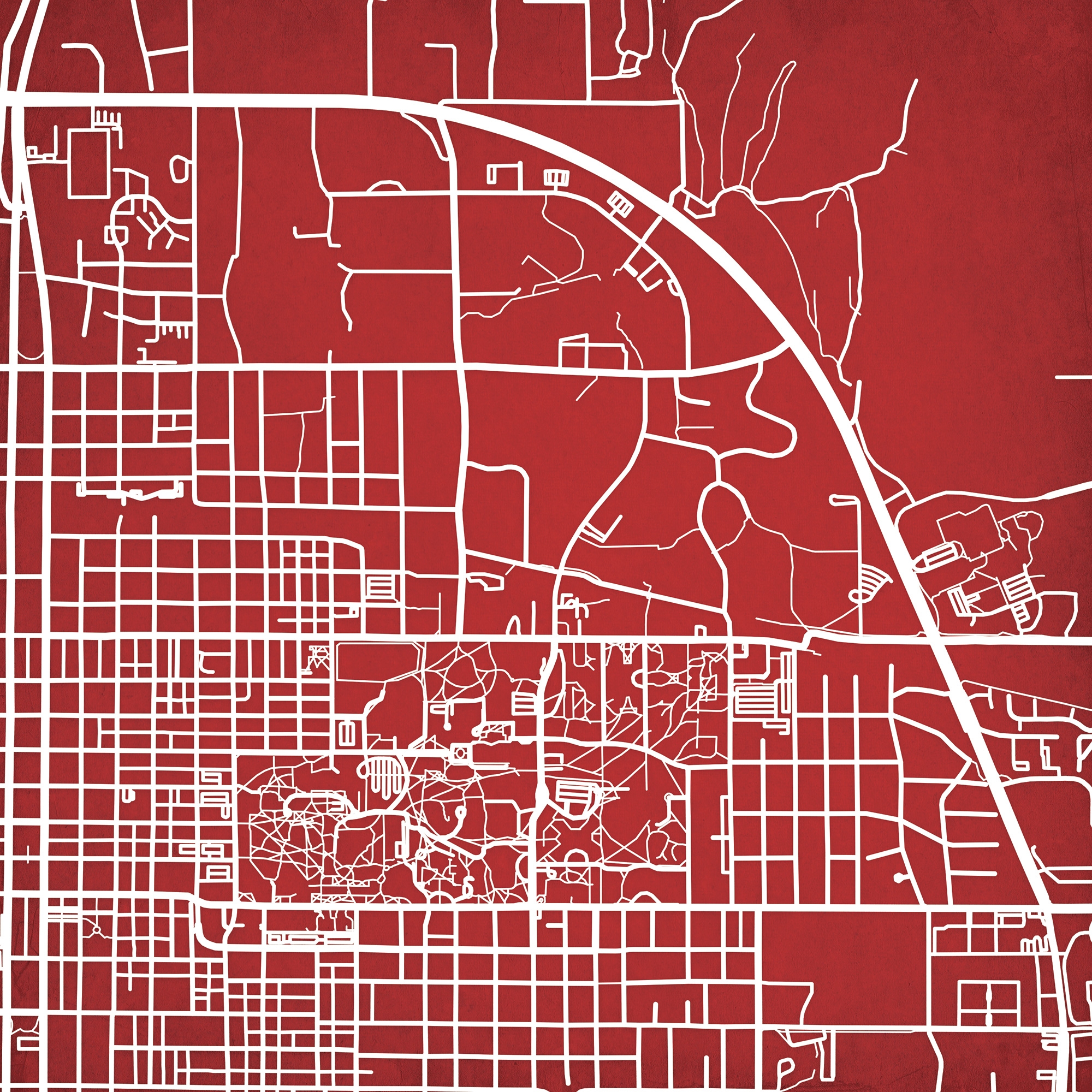 Indiana University Campus Map Art City Prints Indiana University Campus Map Art City Prints