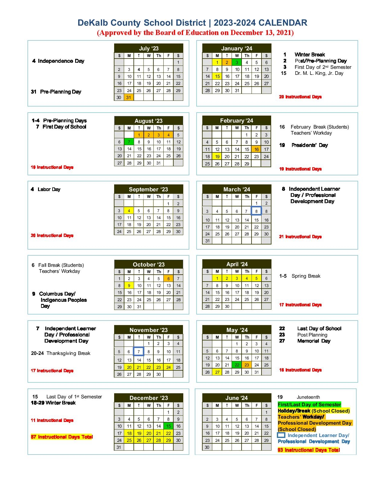 Isd 196 Calendar 24 25 Printable