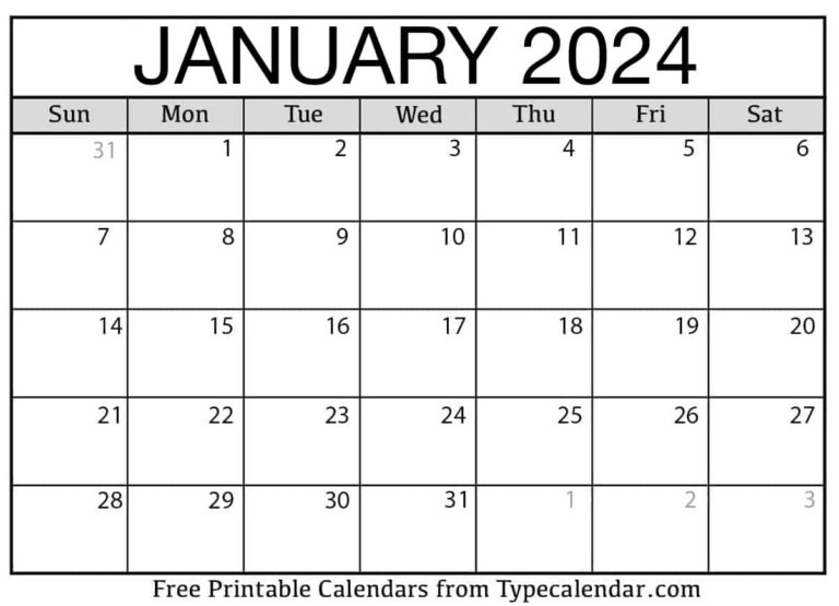 January 2024 Calendars Apache OpenOffice Templates