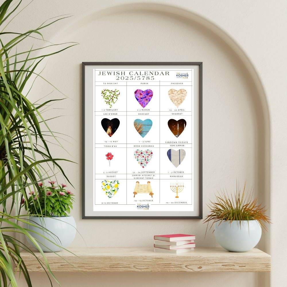 Jewish Calendar 2025 The Kosher Hub Home Of All Things Jewish Jewish Calendar 2025 The Kosher Hub Home Of All Things Jewish