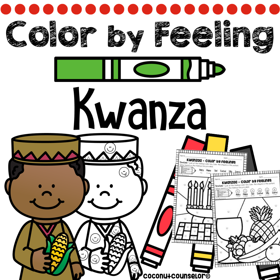 Kwanzaa Color By Feeling Worksheets Made By Teachers