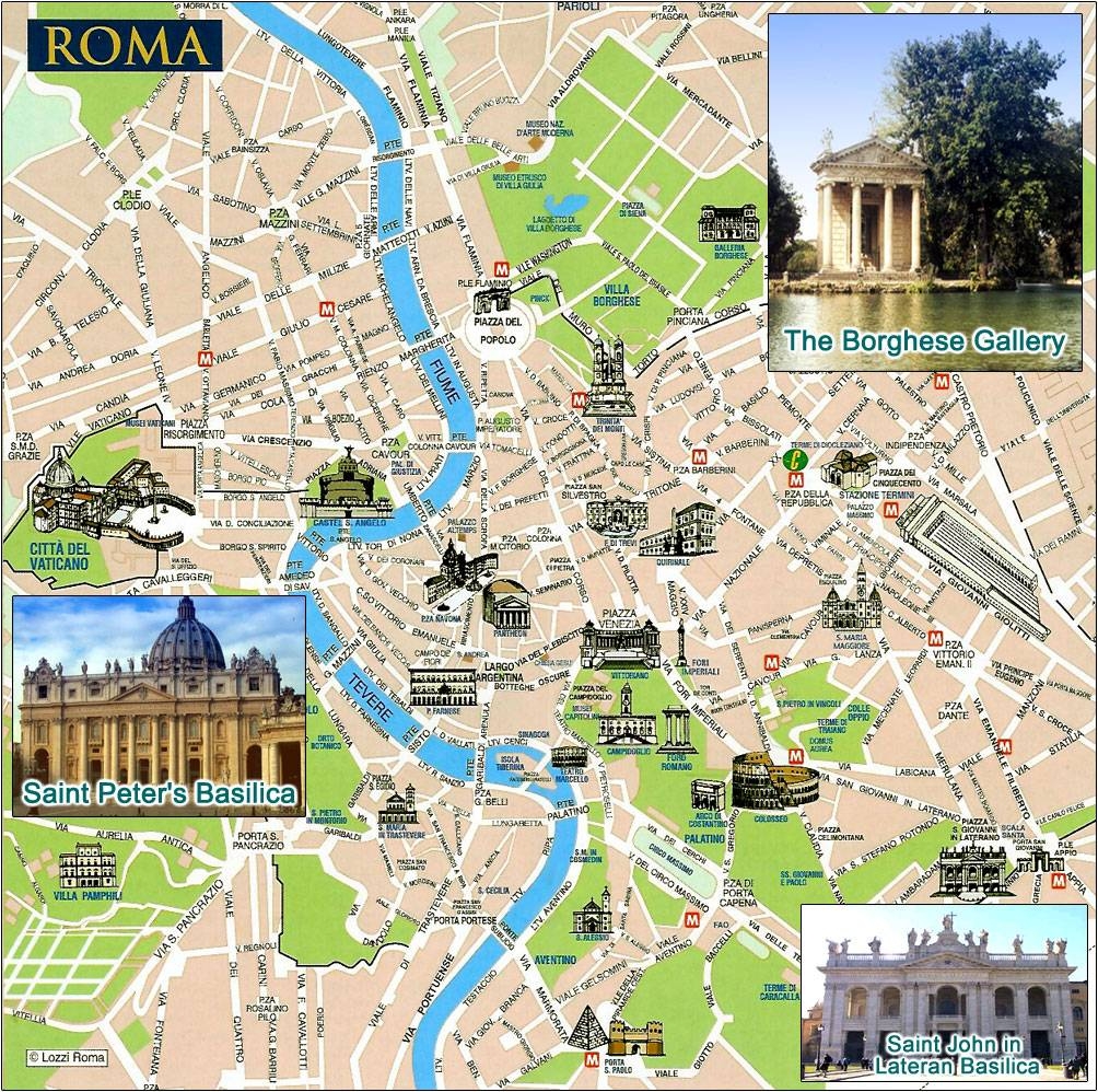 Large Rome Maps For Free Download And Print High Resolution And Detailed Maps