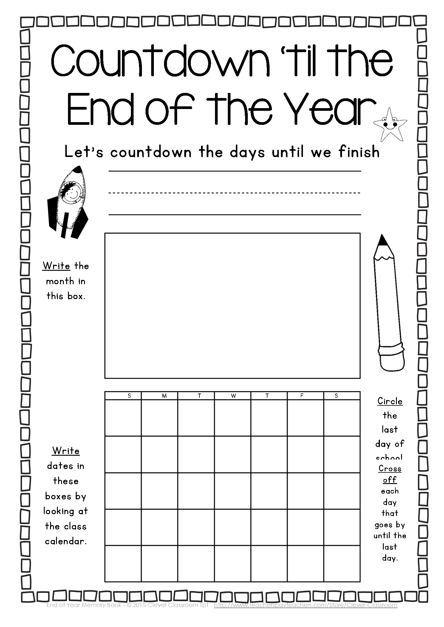 Last Day Of School Printable Fun Keepsakes And More Free 