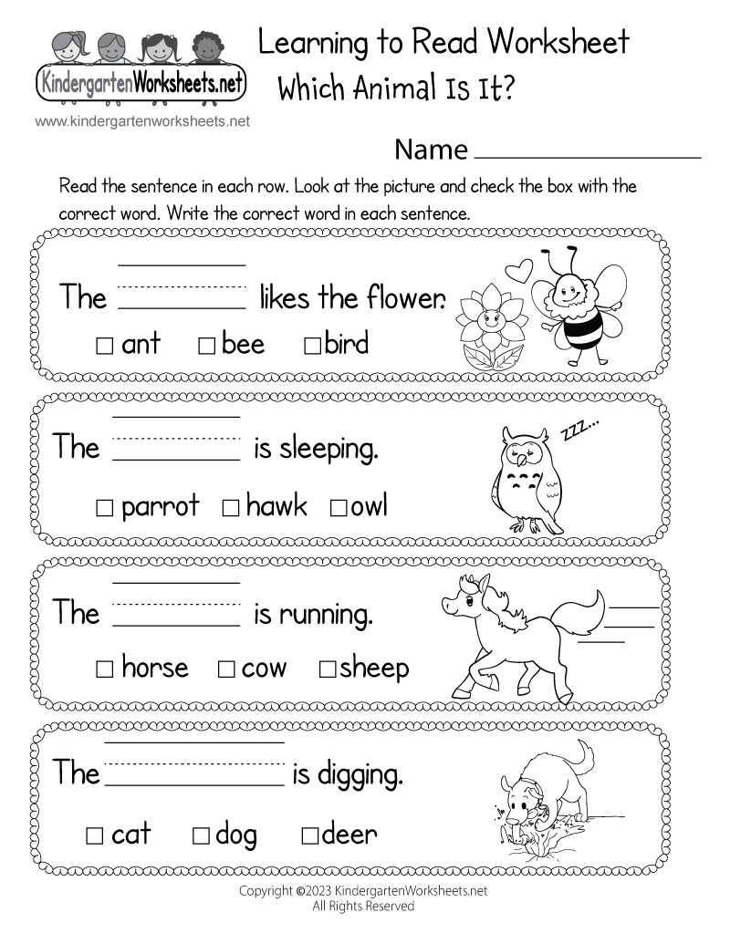 Free Printables Worksheets