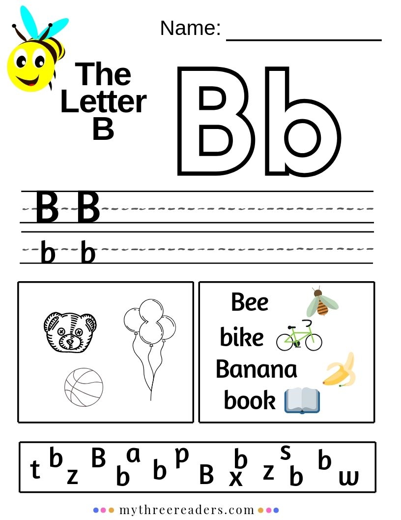 Letter B Printable Worksheets Free