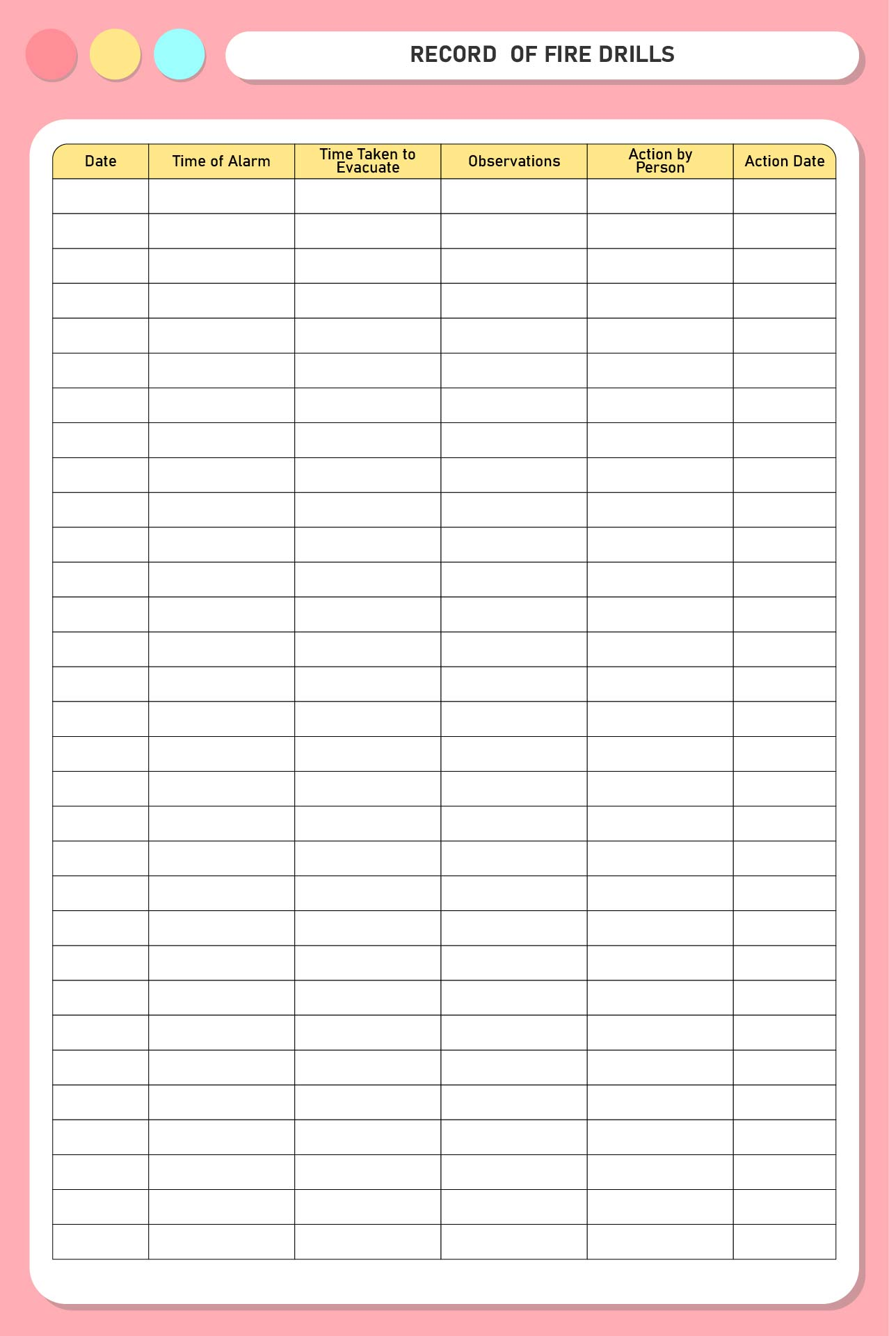 Log Sheet Template 8 Free PDF Printables Printablee Log Sheet Template 8 Free PDF Printables Printablee