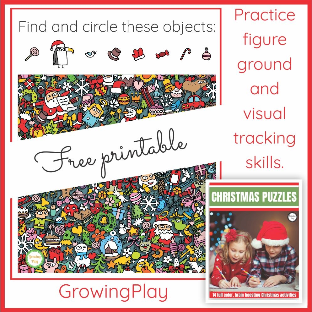 Look And Find Christmas Free Printable Growing Play Look And Find Christmas Free Printable Growing Play