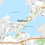 Madison Wisconsin Map GIS Geography