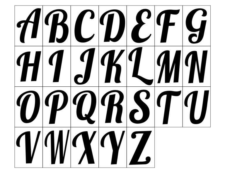 Making My Own Stencil Letters General Scroll Sawing Scroll Saw Village